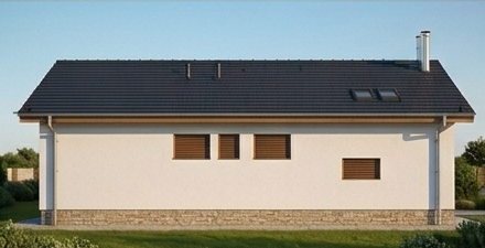 Pohľad zo záhrady